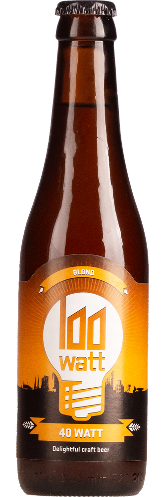 100 Watt- 40 Watt Blond